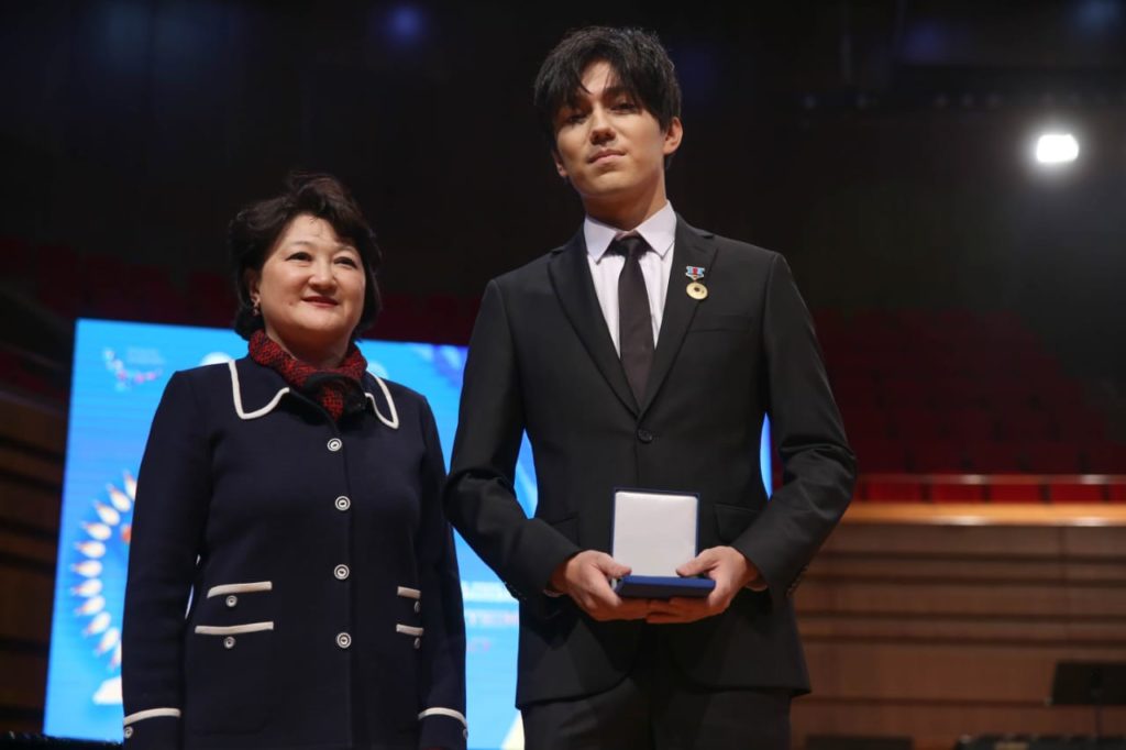 Dimash was awarded the title “Honored worker of Kazakhstan”